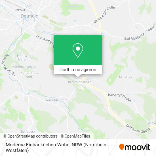 Moderne Einbauküchen Wohn Karte