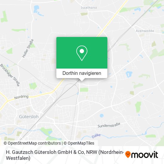 H. Gautzsch Gütersloh GmbH & Co Karte