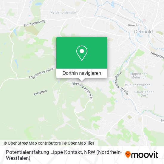 Potentialentfaltung Lippe Kontakt Karte