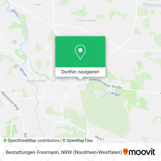 Bestattungen Fresmann Karte