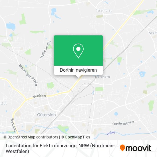 Ladestation für Elektrofahrzeuge Karte