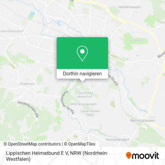 Lippischen Heimatbund E V Karte