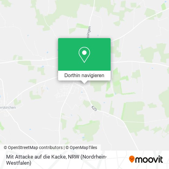 Mit Attacke auf die Kacke Karte