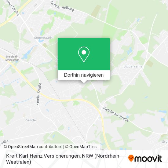 Kreft Karl-Heinz Versicherungen Karte