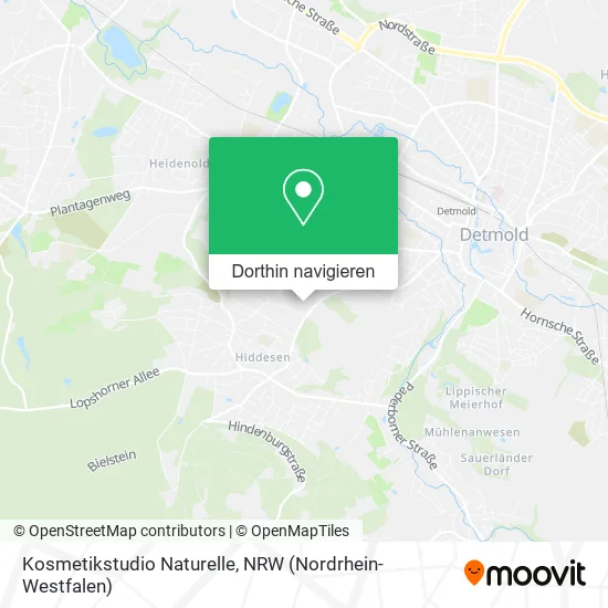 Kosmetikstudio Naturelle Karte