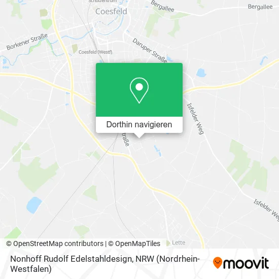 Nonhoff Rudolf Edelstahldesign Karte