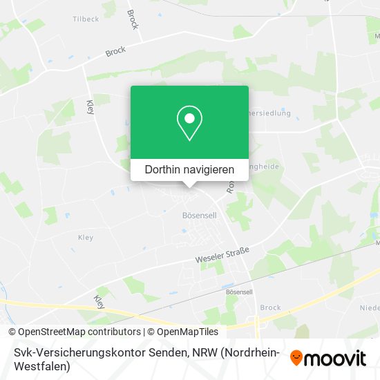 Svk-Versicherungskontor Senden Karte