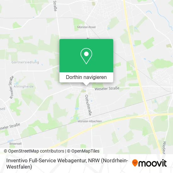 Inventivo Full-Service Webagentur Karte