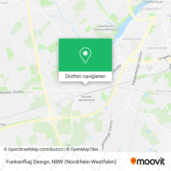 Funkenflug Design Karte