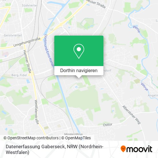 Datenerfassung Gaberseck Karte