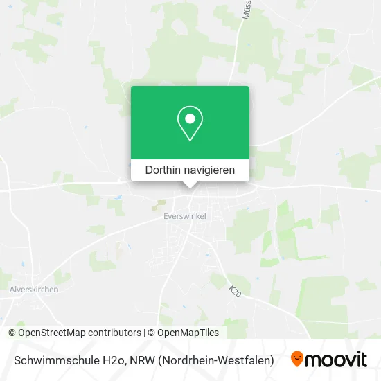 Schwimmschule H2o Karte