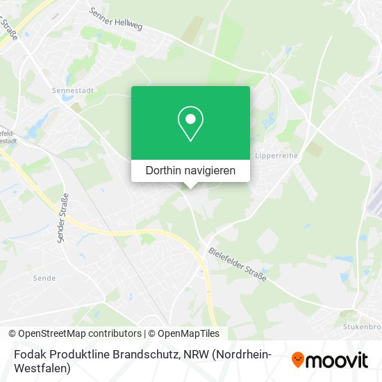 Fodak Produktline Brandschutz Karte