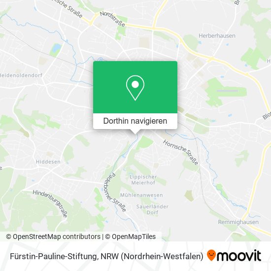 Fürstin-Pauline-Stiftung Karte
