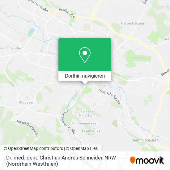 Dr. med. dent. Christian Andres Schneider Karte