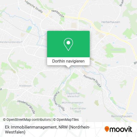 Ek Immobilienmanagement Karte