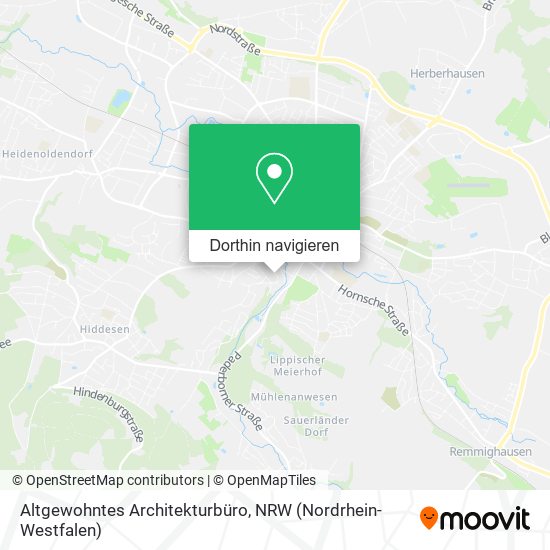Altgewohntes Architekturbüro Karte