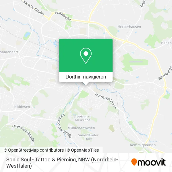 Sonic Soul - Tattoo & Piercing Karte