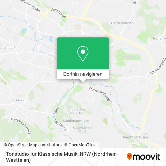 Tonstudio für Klassische Musik Karte