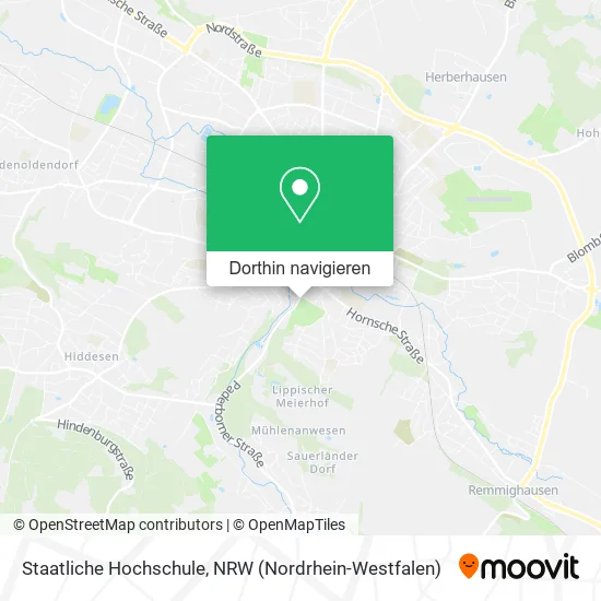 Staatliche Hochschule Karte