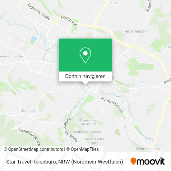 Star Travel Reisebüro Karte