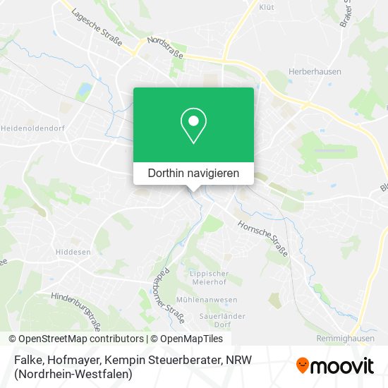 Falke, Hofmayer, Kempin Steuerberater Karte