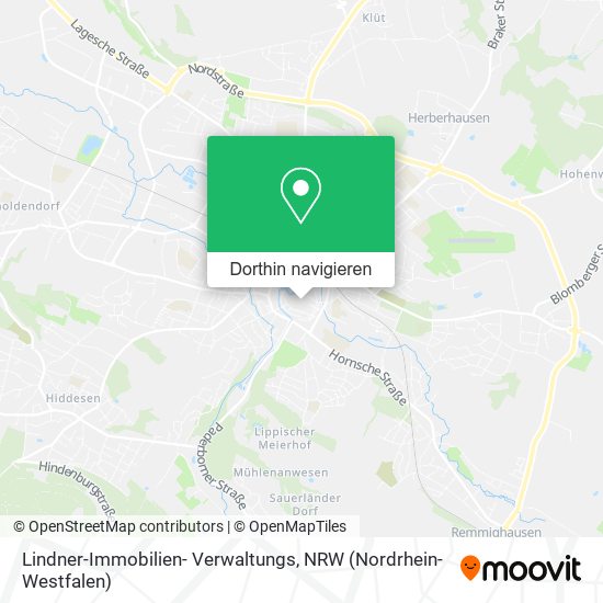 Lindner-Immobilien- Verwaltungs Karte