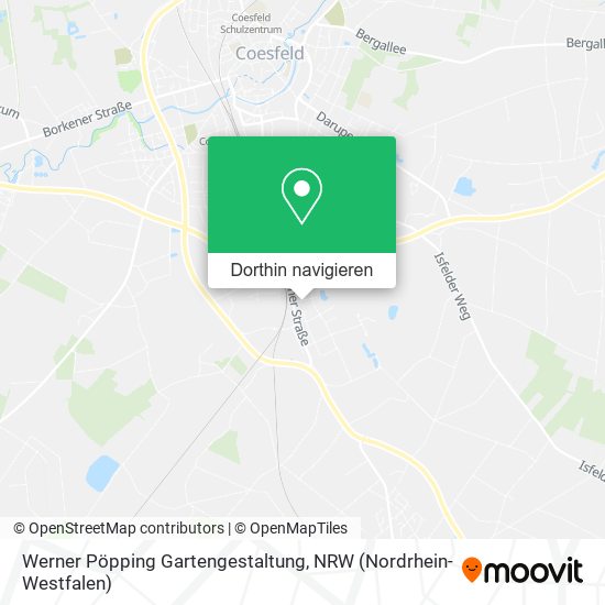 Werner Pöpping Gartengestaltung Karte