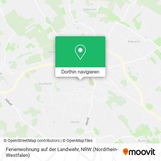 Ferienwohnung auf der Landwehr Karte
