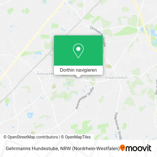 Gehrmanns Hundestube Karte