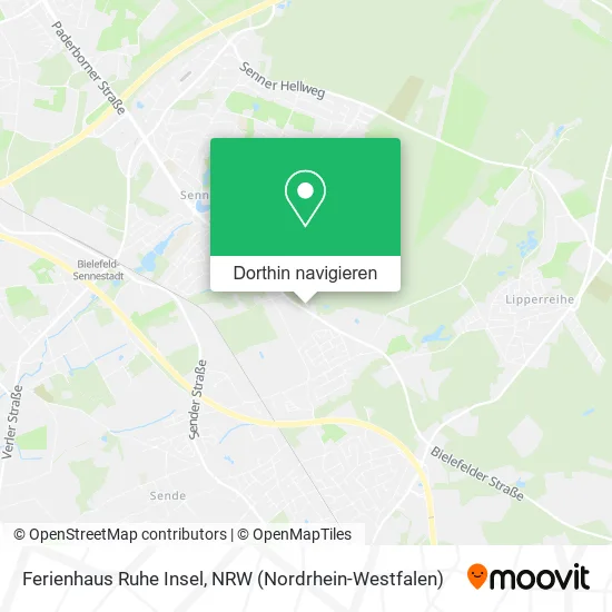 Ferienhaus Ruhe Insel Karte