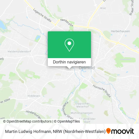 Martin Ludwig Hofmann Karte