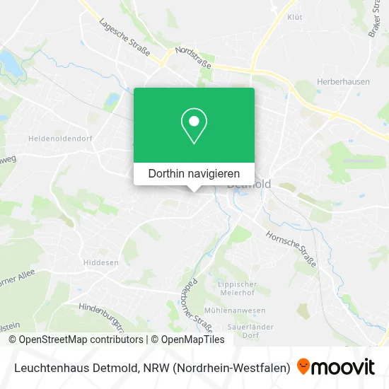 Leuchtenhaus Detmold Karte