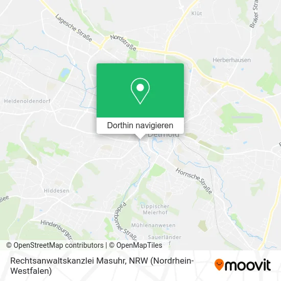 Rechtsanwaltskanzlei Masuhr Karte