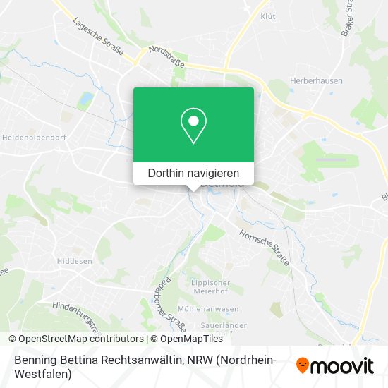 Benning Bettina Rechtsanwältin Karte