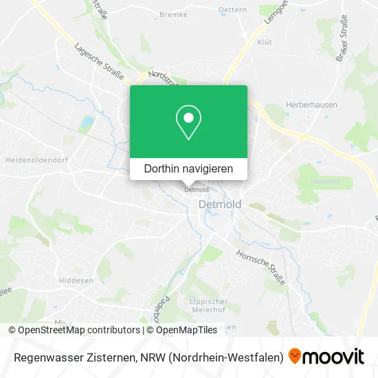 Regenwasser Zisternen Karte