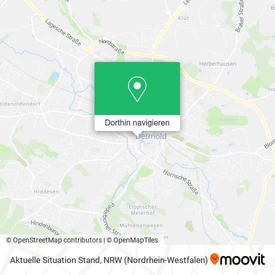 Aktuelle Situation Stand Karte