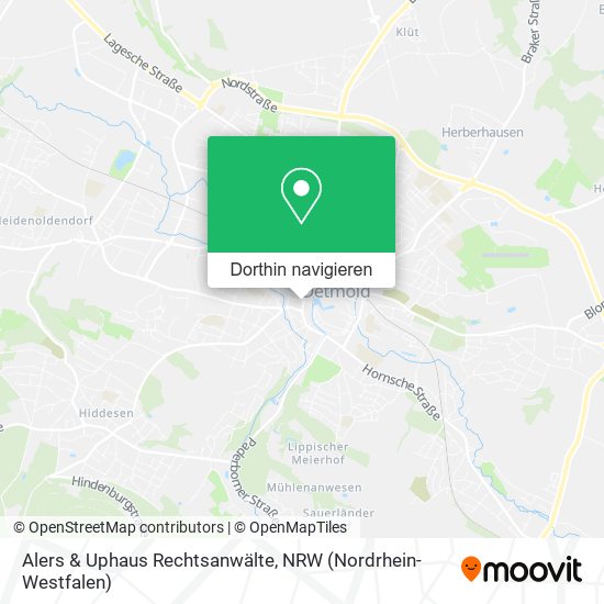 Alers & Uphaus Rechtsanwälte Karte