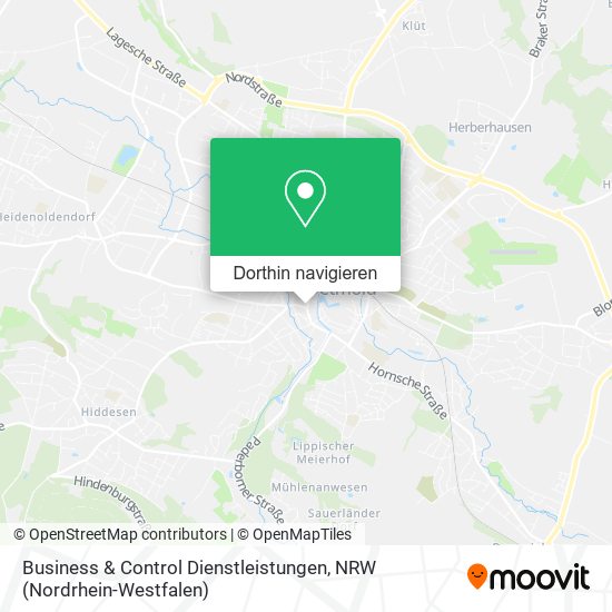 Business & Control Dienstleistungen Karte