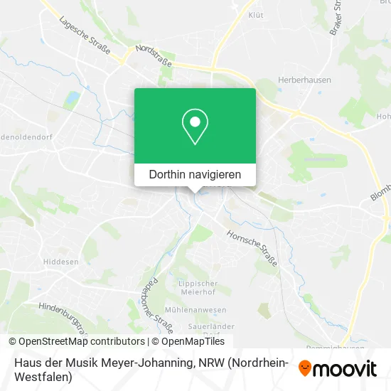 Haus der Musik Meyer-Johanning Karte