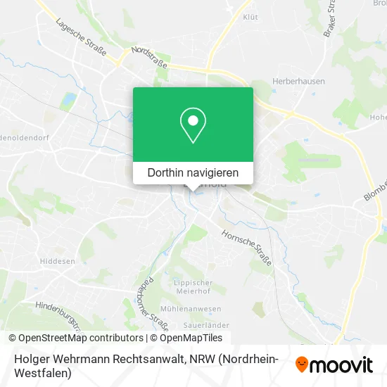 Holger Wehrmann Rechtsanwalt Karte