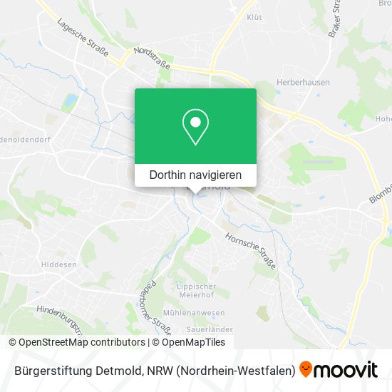 Bürgerstiftung Detmold Karte
