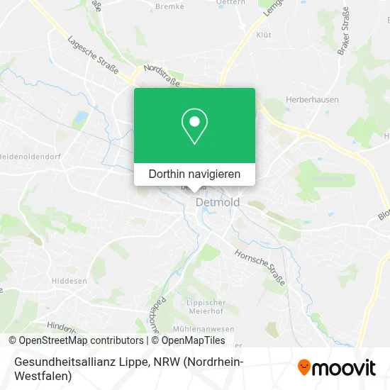 Gesundheitsallianz Lippe Karte