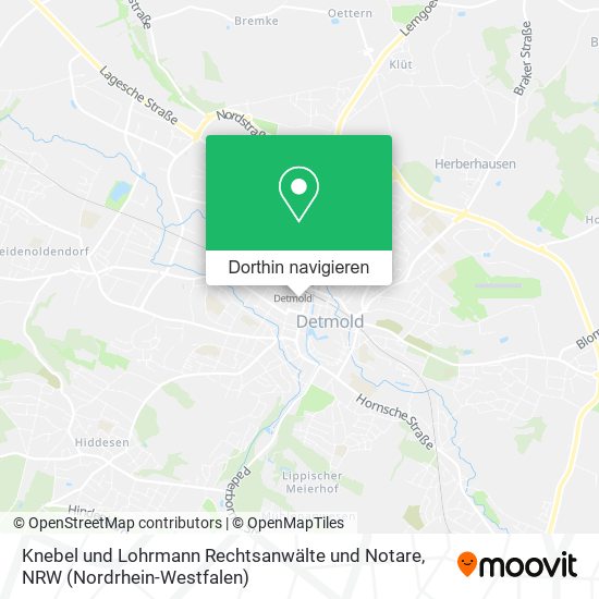 Knebel und Lohrmann Rechtsanwälte und Notare Karte