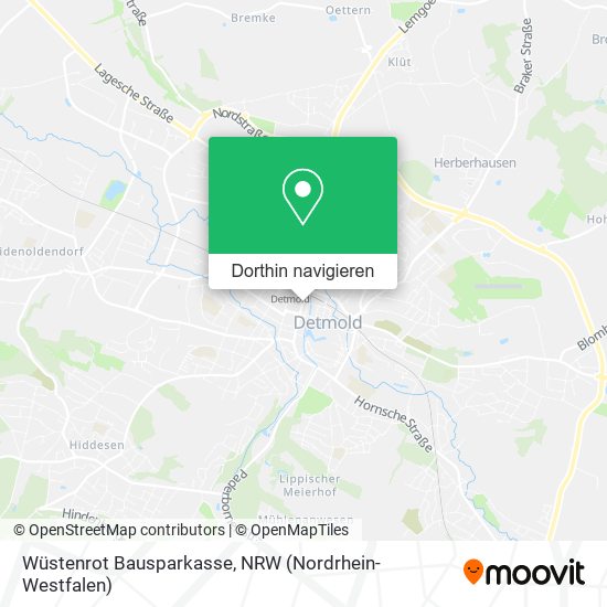 Wüstenrot Bausparkasse Karte