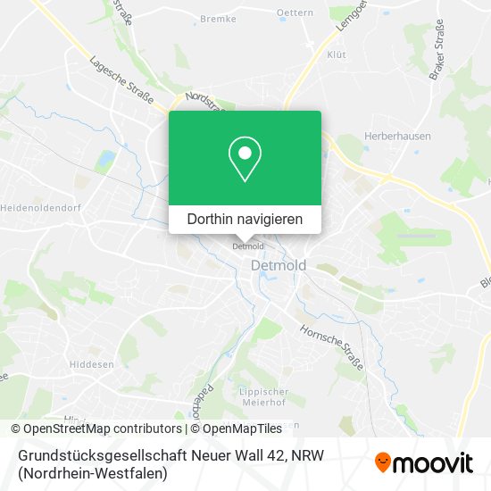 Grundstücksgesellschaft Neuer Wall 42 Karte