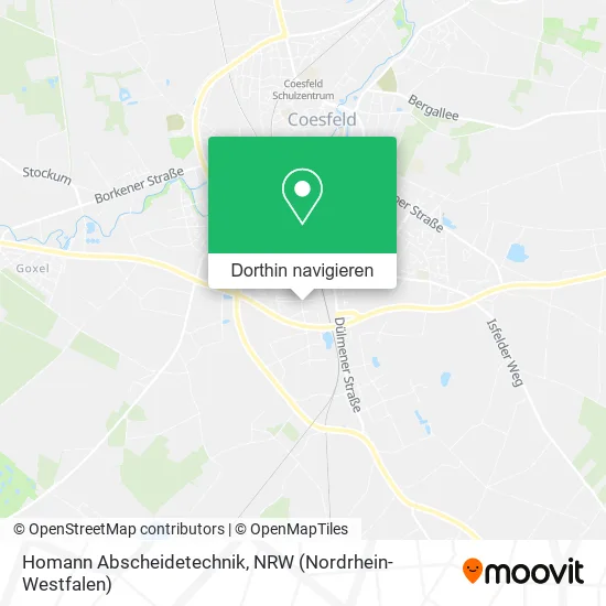 Homann Abscheidetechnik Karte