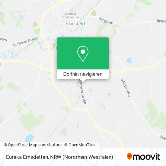 Eureka Emsdetten Karte