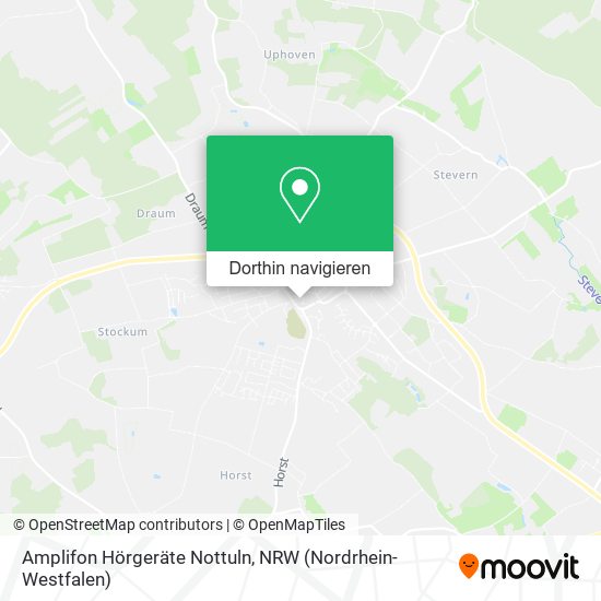 Amplifon Hörgeräte Nottuln Karte