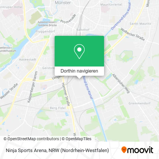 Ninja Sports Arena Karte