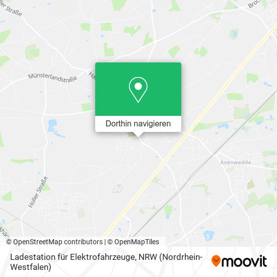 Ladestation für Elektrofahrzeuge Karte